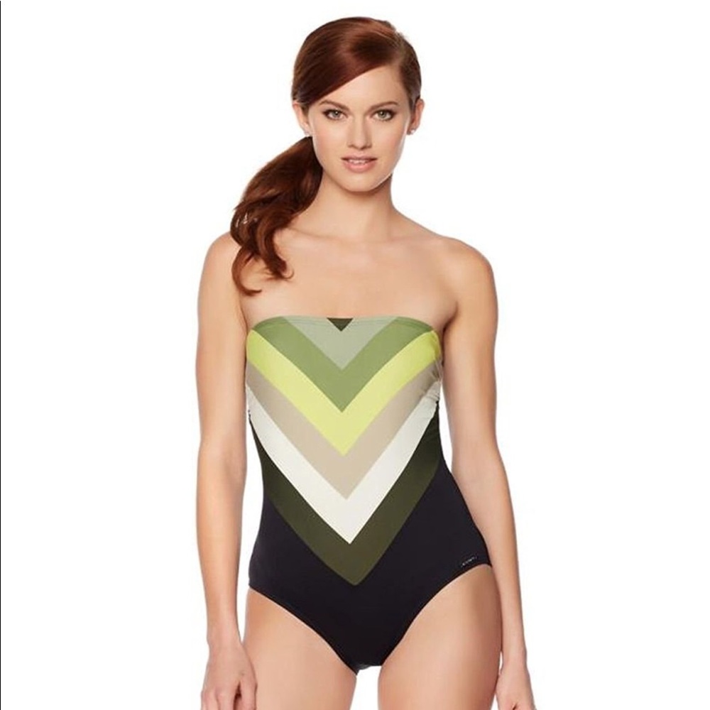 NEW Chevron Stripe Swimsuit